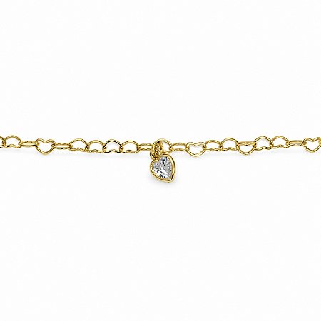 Pulseira Infantil Banhada a Ouro - 48701