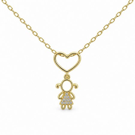 Gargantilha Banhada a Ouro - 43259