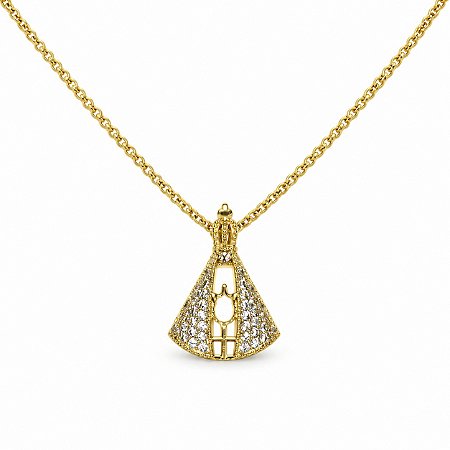Gargantilha Banhada a Ouro - 49576