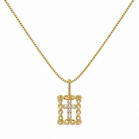 Gargantilha Banhada a Ouro - 49583
