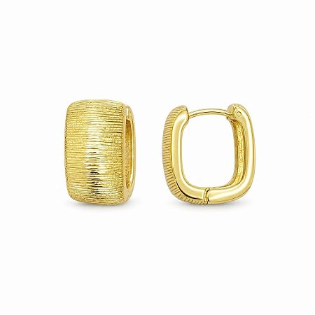 Argola Banhada a Ouro - 48637