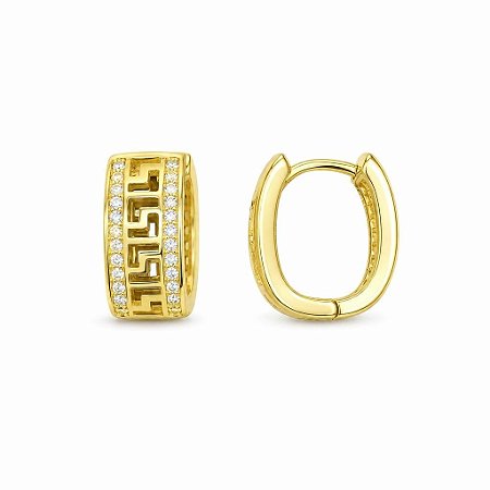 Argola Banhada a Ouro - 48115