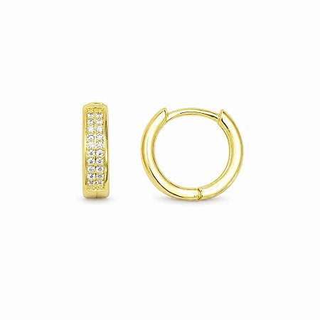 Argola Banhada a Ouro - 48855
