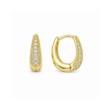 Argola Banhada a Ouro - 48864