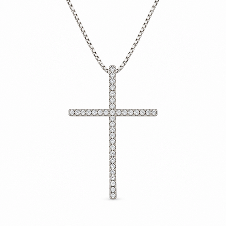 Gargantilha Crucifixo ZC Prata - GARG140