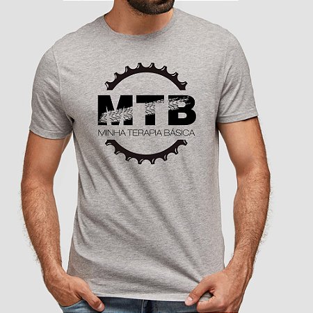 Camiseta MTB Cinza