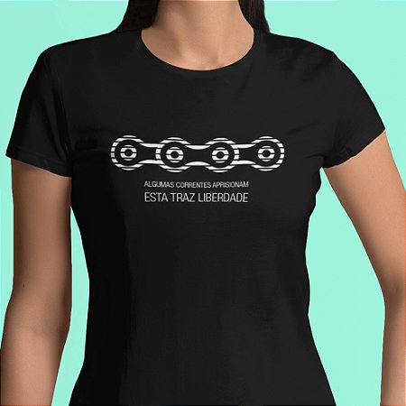 Camiseta Babylook Corrente