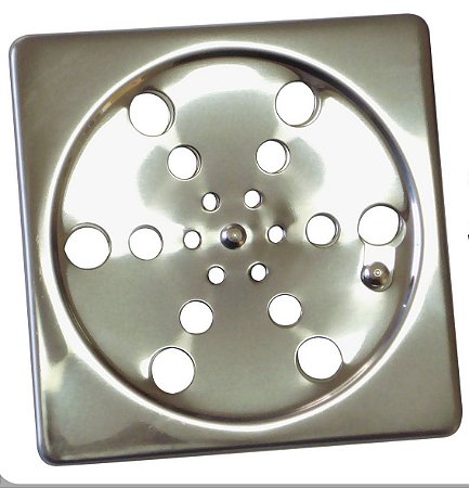 Grelha Quadrada sem Caixilho 10cm de Inox