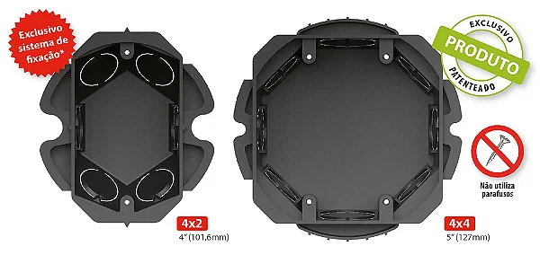 Caixa circular elétrica Lockbox