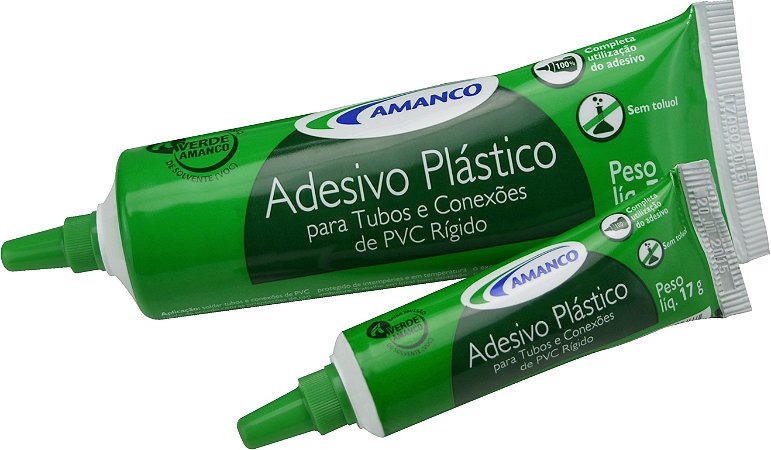 Adesivo Plástico PVC - Bisnaga Amanco