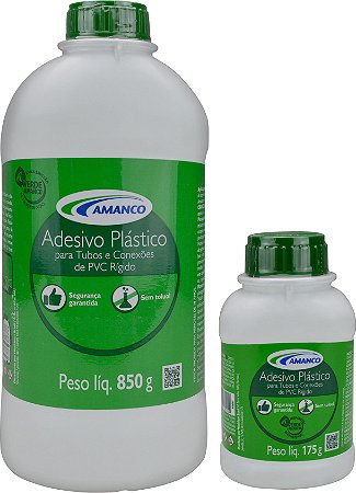 Adesivo Plástico PVC Frasco Amanco