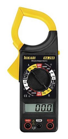 Alicate Amperímetro Digital Ha-266 Hikari Com Ponta De Prova