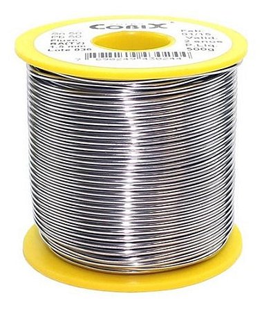 Solda Estanho 50x50 1.5mm C/ Fluxo Ra (t2) Rolo 500g - Cobix