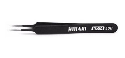 Pinça Reta Antiestática Aço Inox Esd - Hikari Hk 14