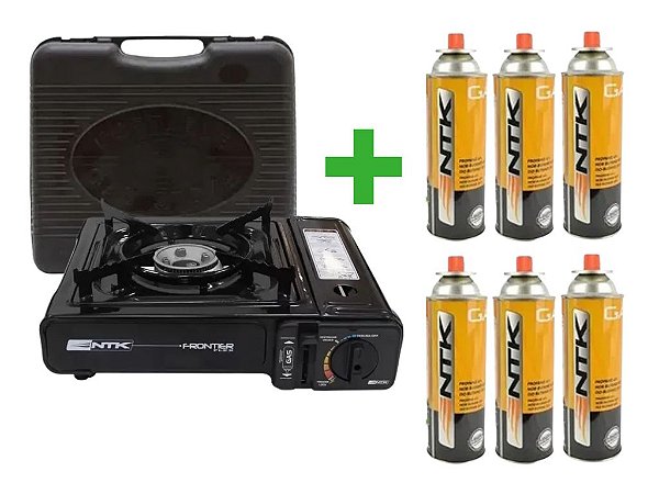 Fogão Fogareiro Flex Frontier Ntk + 6 Refil