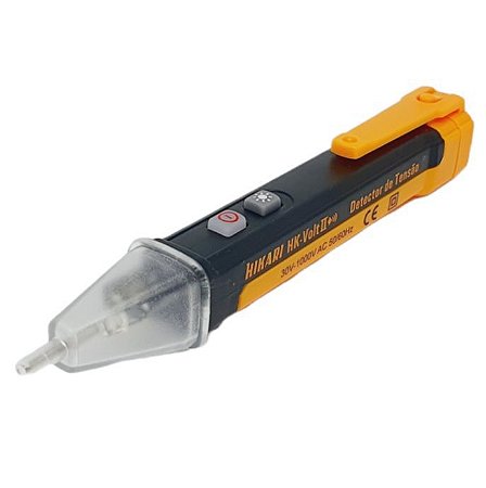 Testador Elétrico Detector De Tensão Com Lanterna Hikari