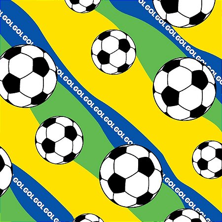 TNT Copa do Mundo 1,40x2m 40g Brasil Gol Gol Gol Mewi