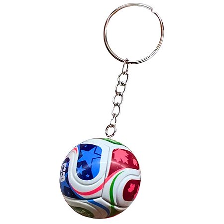 Chaveiro Bola Copa do Mundo 2026 Coleciona EUA Canadá México