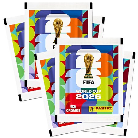 Kit com 10 Envelopes Copa do Mundo World Cup 2026 Panini
