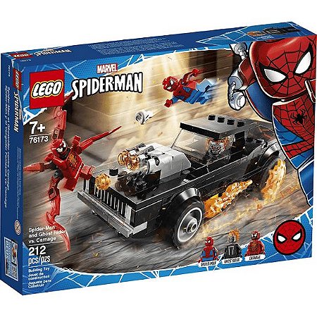 Lego Heroes Marvel Spider Man E Ghost Rider vs Carnage 76173