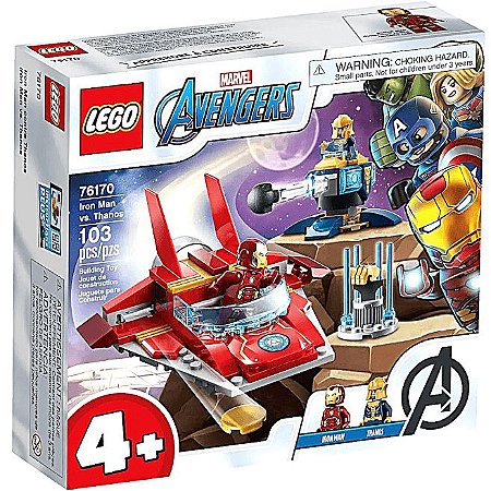 Lego Super Heroes Marvel Homem De Ferro vs Thanos 76170