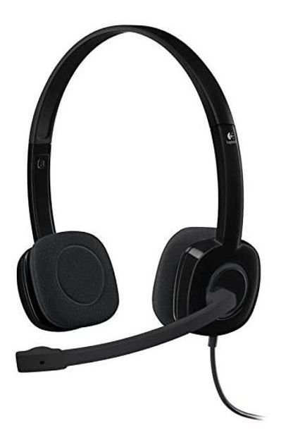 Headset Logitech H151 Stereo Preto