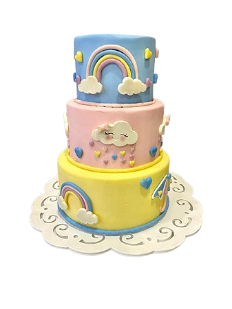 Bolo Fake - Unicornio Candy - (Aluguel)