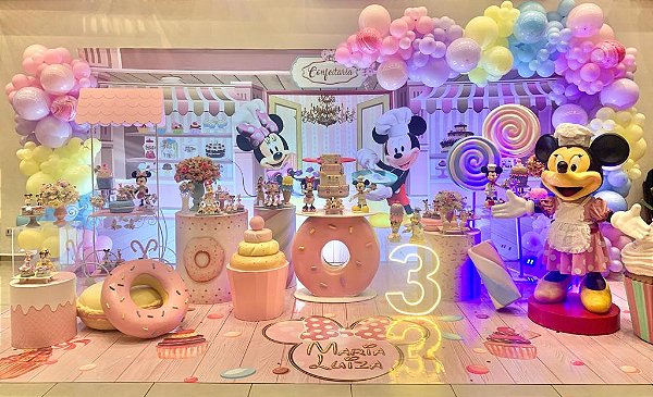 Minnie e Mickey Confeiteiros