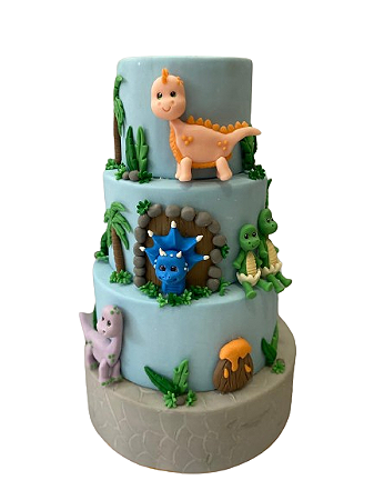 Bolo Fake - Dino Baby - (Aluguel)