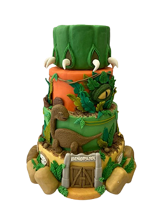 Bolo Fake - Bolo Fake  Dinosauros - (Aluguel)