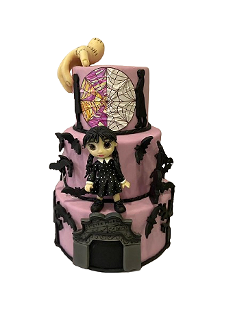 Bolo Fake - Wandinha  (Aluguel