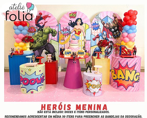 Heróis Menina (Pacote)
