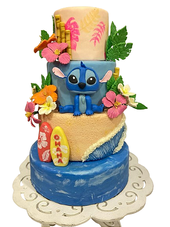 Bolo Fake - Lilo e Stich - (Aluguel)