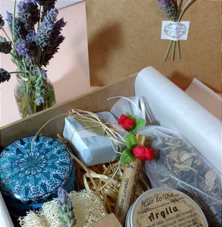 Kit Presente SPA Bem-Estar Produtos Naturais