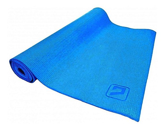 Tapete de Yoga NBR - 173x61x004CM - Azul Liveup - 1 Fit