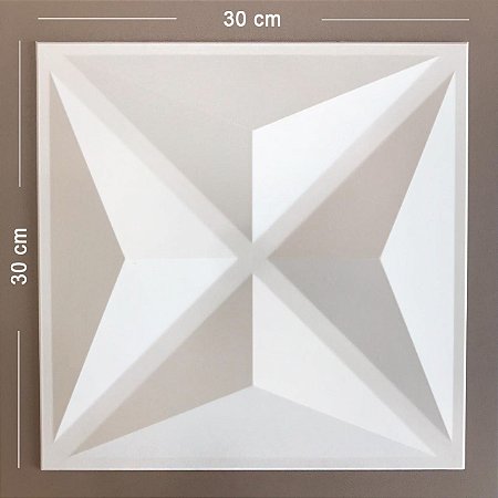 Placa 3D Diamante 30x30cm