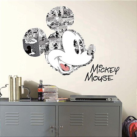 Adesivo de Parede Quadrinho Mickey Mouse, Disney York III