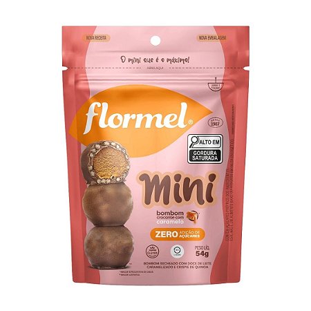 MINI BOMBOM CARAMELO 54G FLORMEL