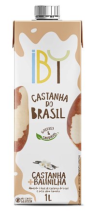 BEBIDA DE CASTANHA DO BRASIL BAUNILHA 1L IBY