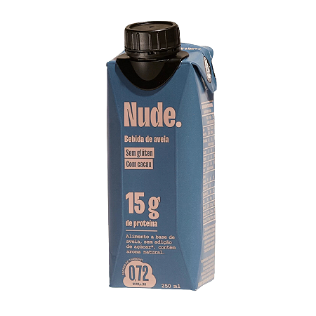 BEBIDA DE AVEIA PRO CACAU 250ML NUDE