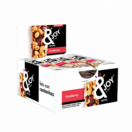 BARRA MIXED NUTS CRANBERRY 12 X 30G EJOY