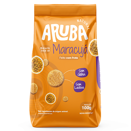 BISCOITO MARACUJA 100G ARUBA