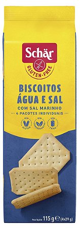 BISCOITO AGUA E SAL 115G SCHAR