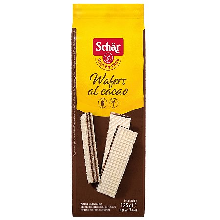 WAFERS AL CACAO 125G SCHAR