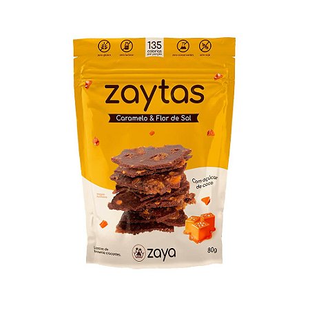 ZAYTAS CARAMELO E FLOR DE SAL 80G ZAYA
