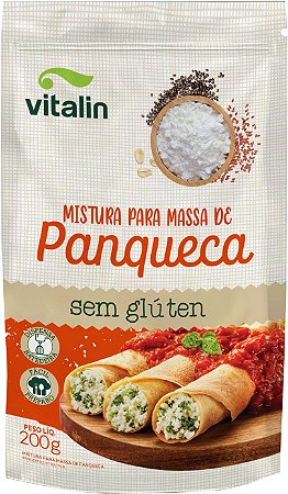 MISTURA MASSA PANQUECA INTEGRAL 200G VITALIN