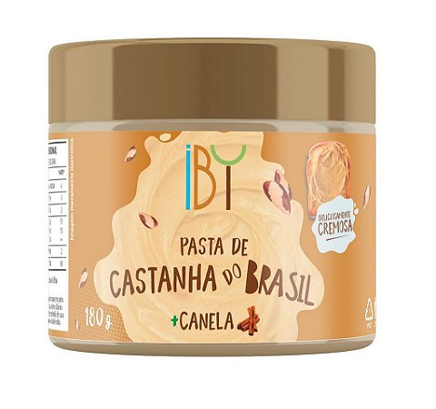 PASTA DE CASTANHA DO BRASIL CANELA 180G IBY