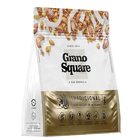 GRANO SQUARE ZERO ACUCAR 200G