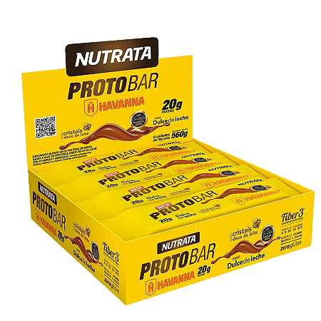 BARRA PROTOBAR DOCE DE LEITE HAVANNA 8 X 70G NUTRATA