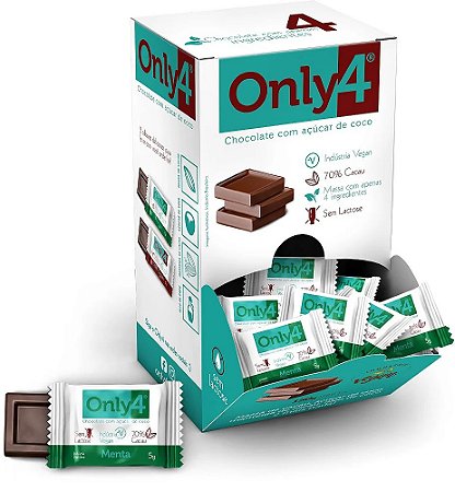 CHOCOLATE MENTA 70% 30 X 5G ONLY4